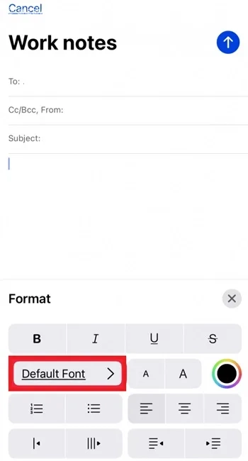 تغییر دادن فونت کیبورد ایفون