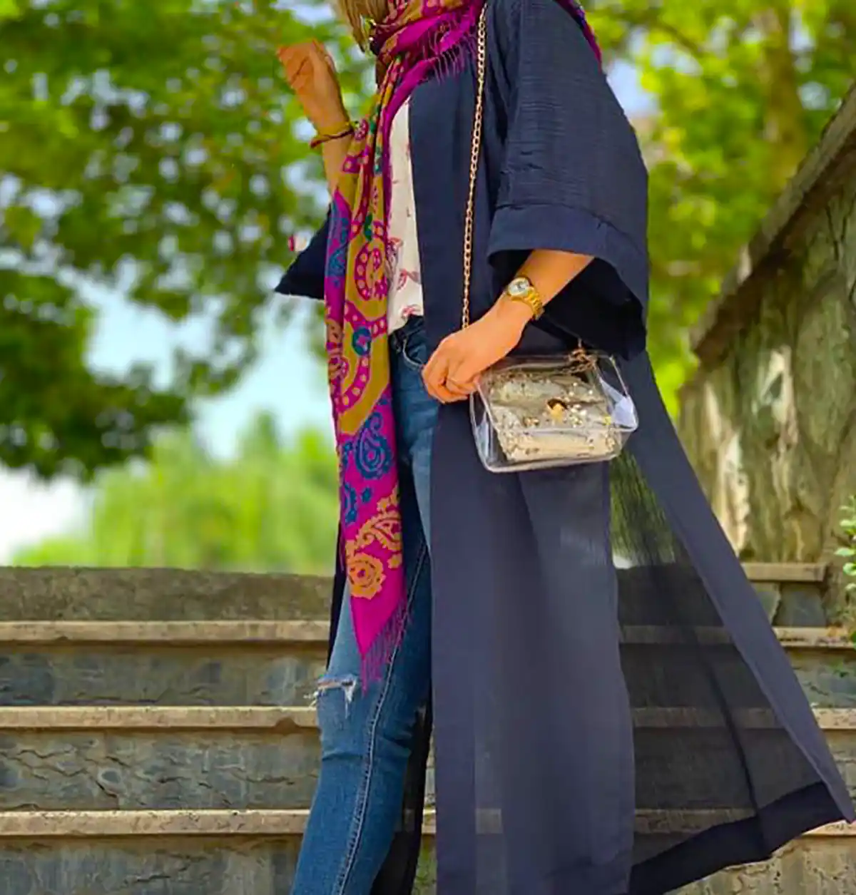 مانتو بلند لاکچری