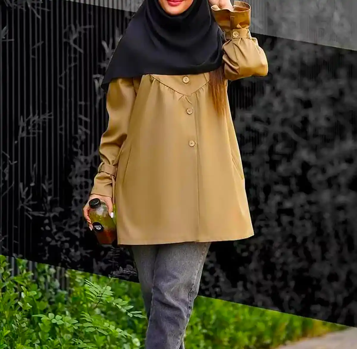 مانتو دانشجویی ساده و شیک