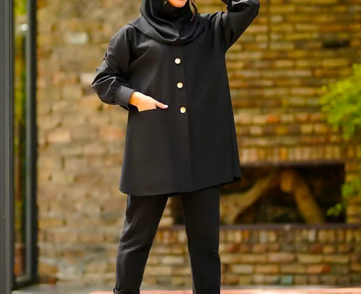 مانتو دانشجویی ساده و شیک