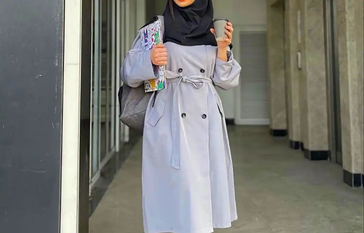 مانتو دانشجویی ساده و شیک
