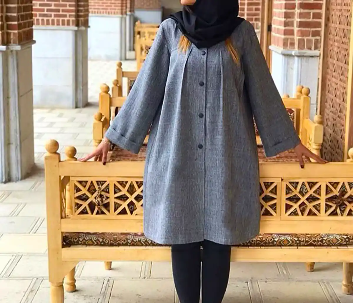 مانتو دانشجویی ساده و شیک