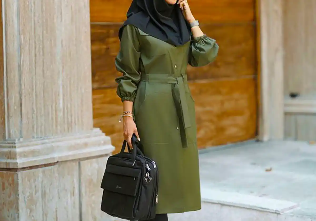 مانتو دانشجویی ساده و شیک