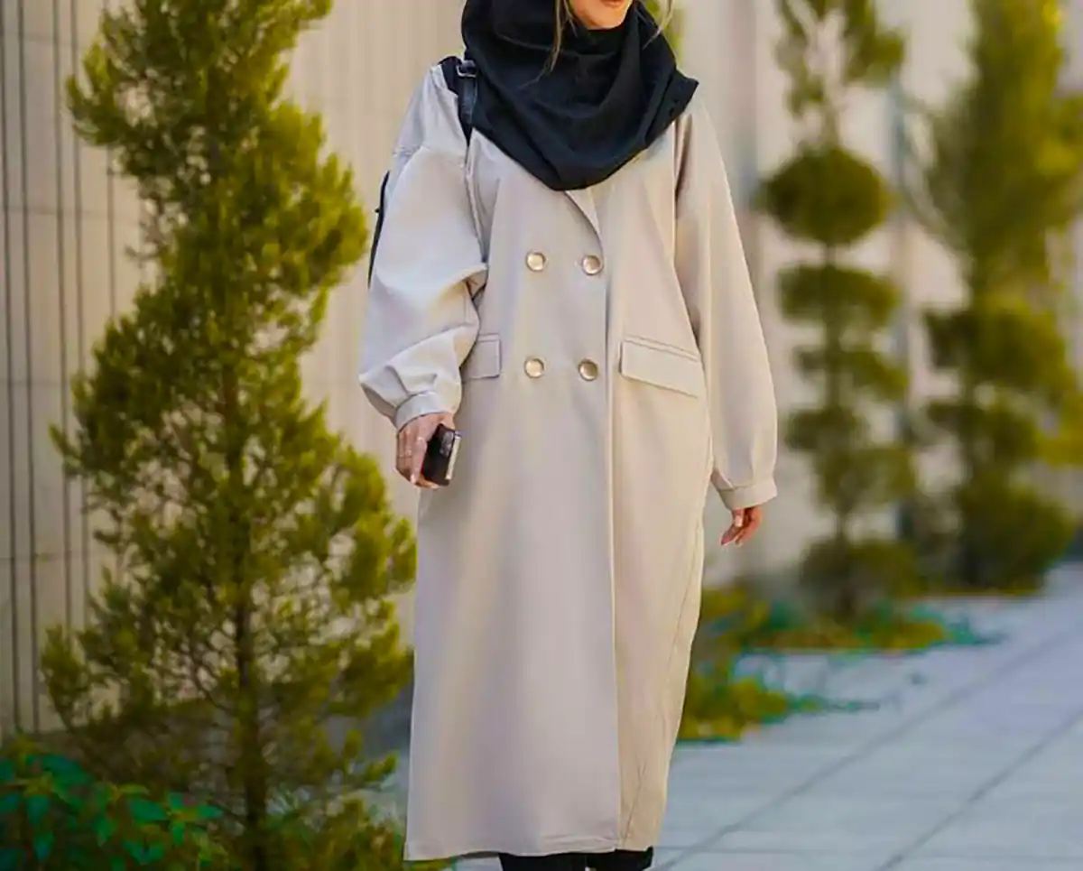 مانتو دانشجویی ساده و شیک