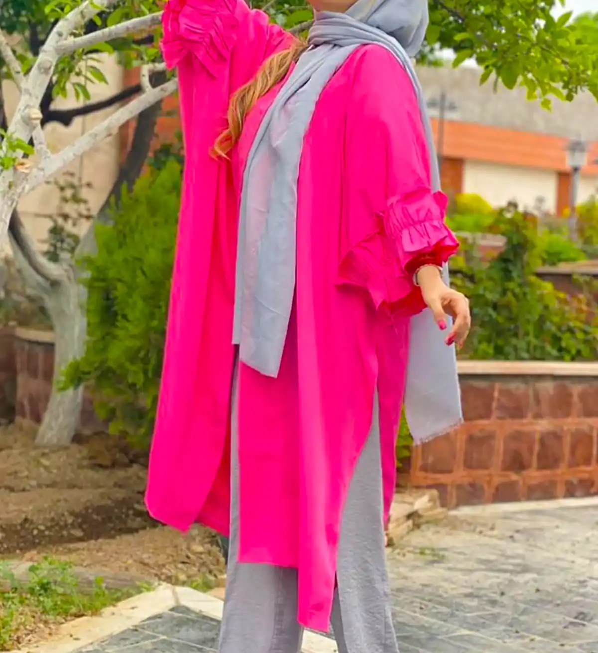 مانتو فری سایز زنانه جذاب
