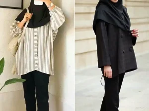 مانتو پوشیده دانشجویی