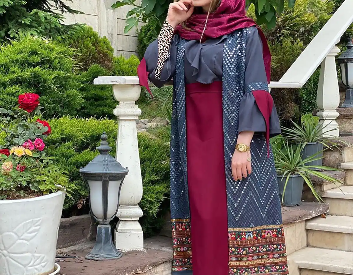 مانتو طرحدار شیک تابستانی