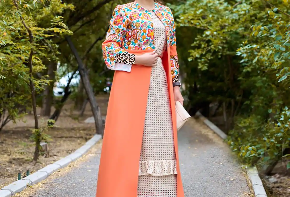 مانتو طرحدار شیک تابستانی