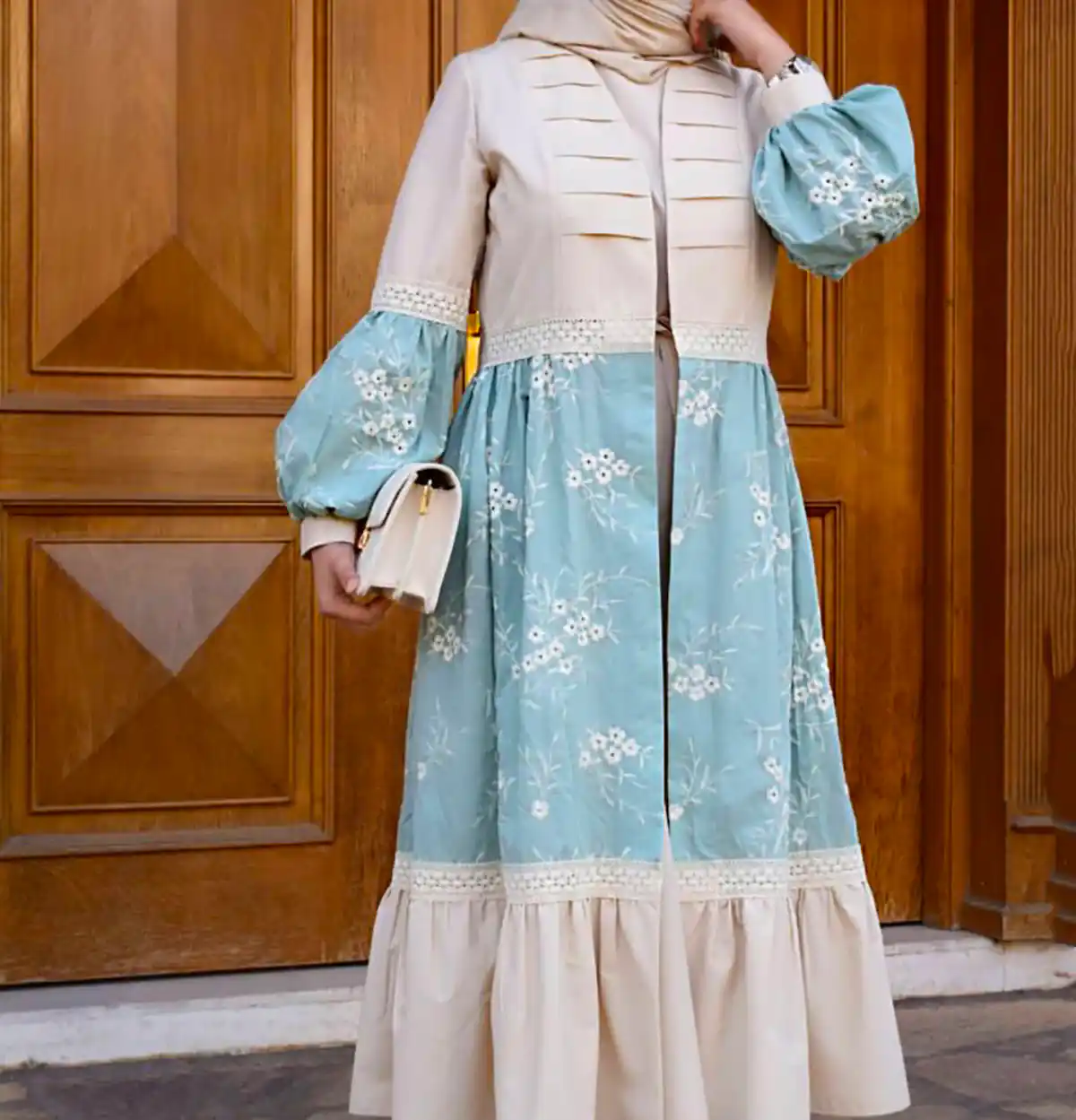 مانتو طرحدار شیک تابستانی