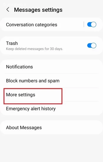 مشکل ارسال پیامک طولانی در سامسونگ