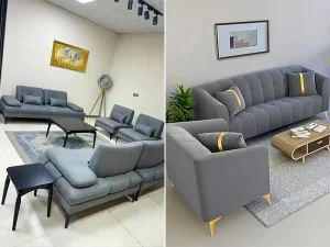 مبلمان راحتی طوسی شیک