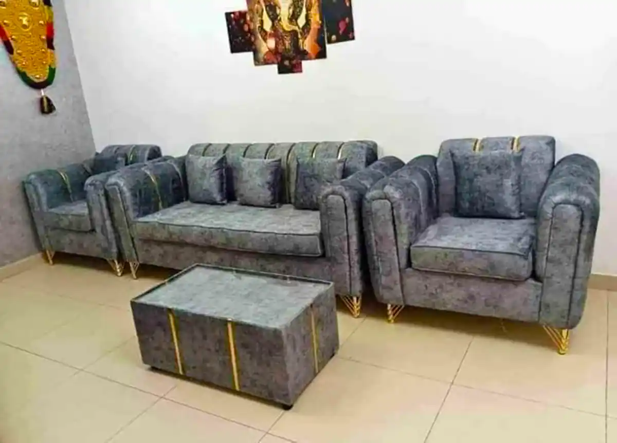 مبلمان راحتی طوسی شیک