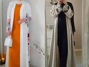مدل مانتو عبایی با وقار و شیک