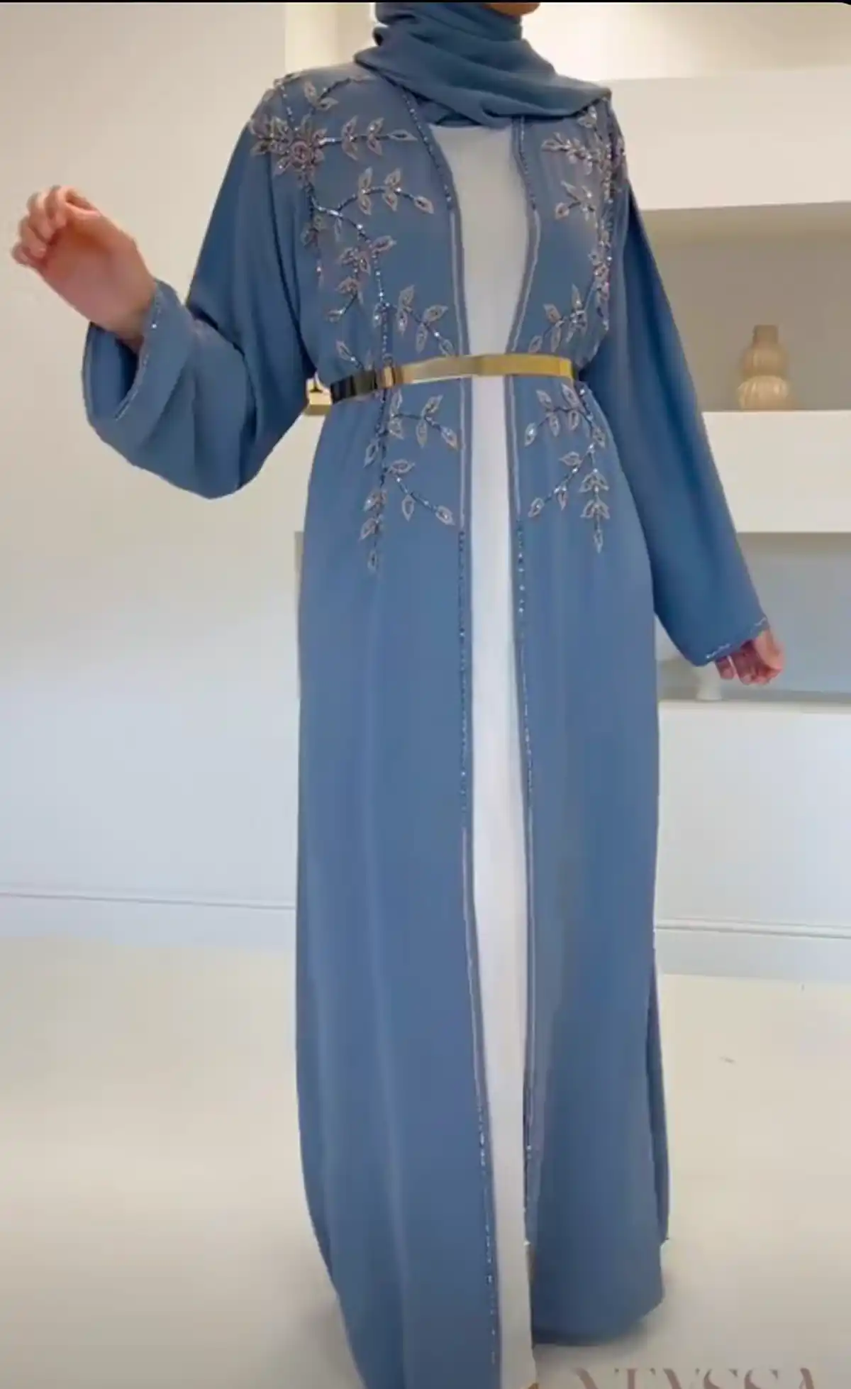 مدل مانتو عبایی با وقار و شیک