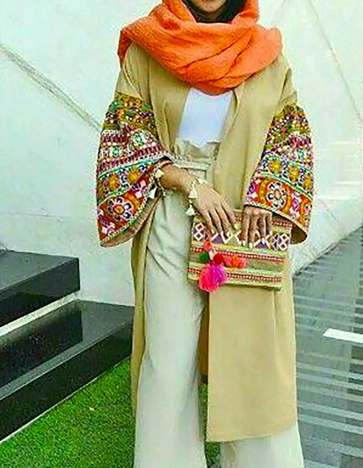 مدل مانتو بلند سنتی
