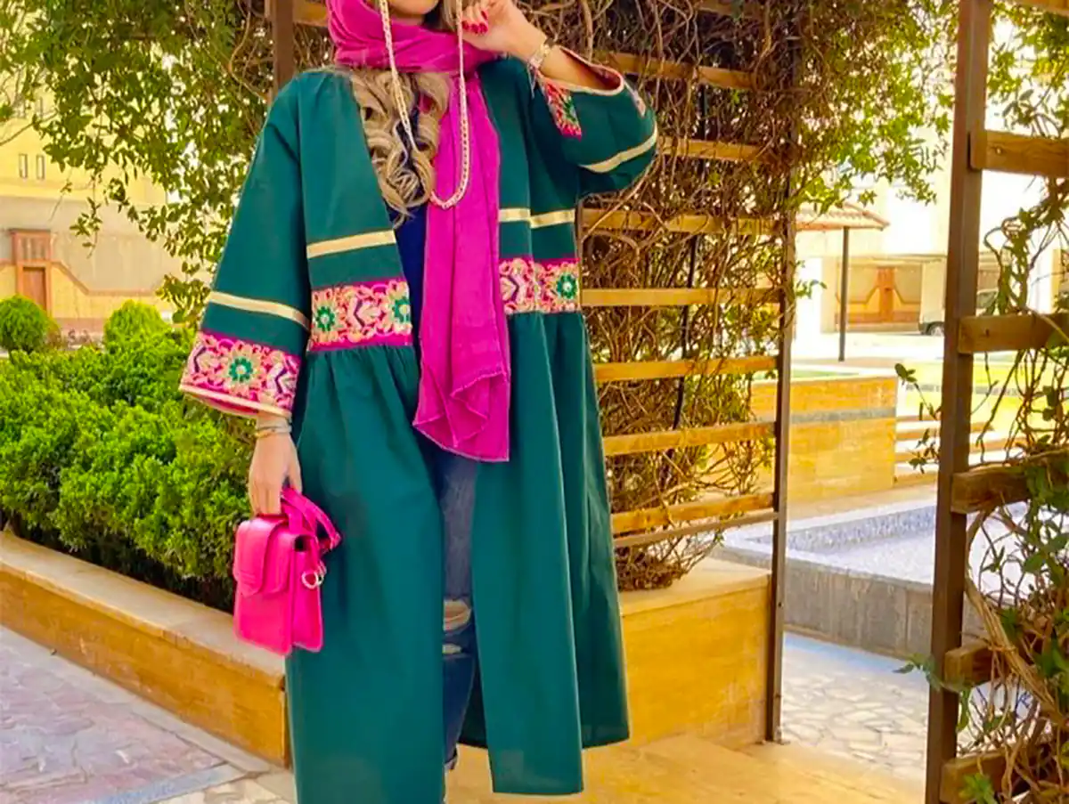 مدل مانتو بلند سنتی