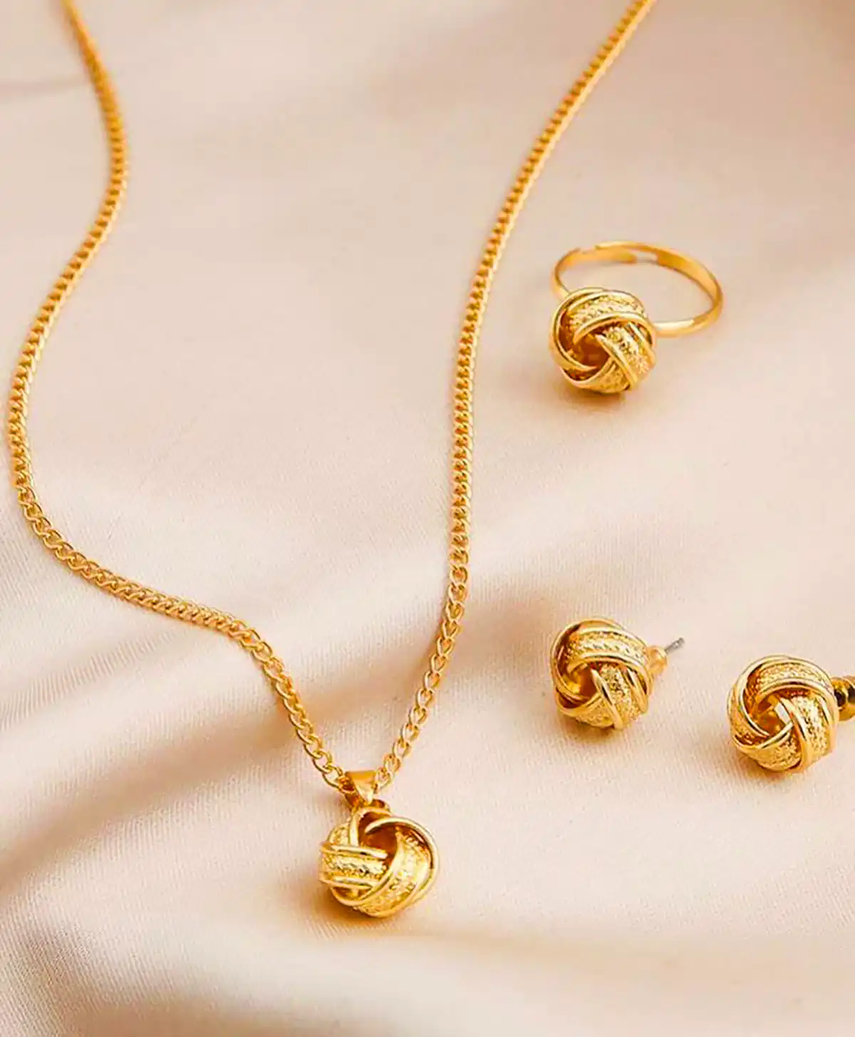 نیم ست طلا زیبا دخترانه