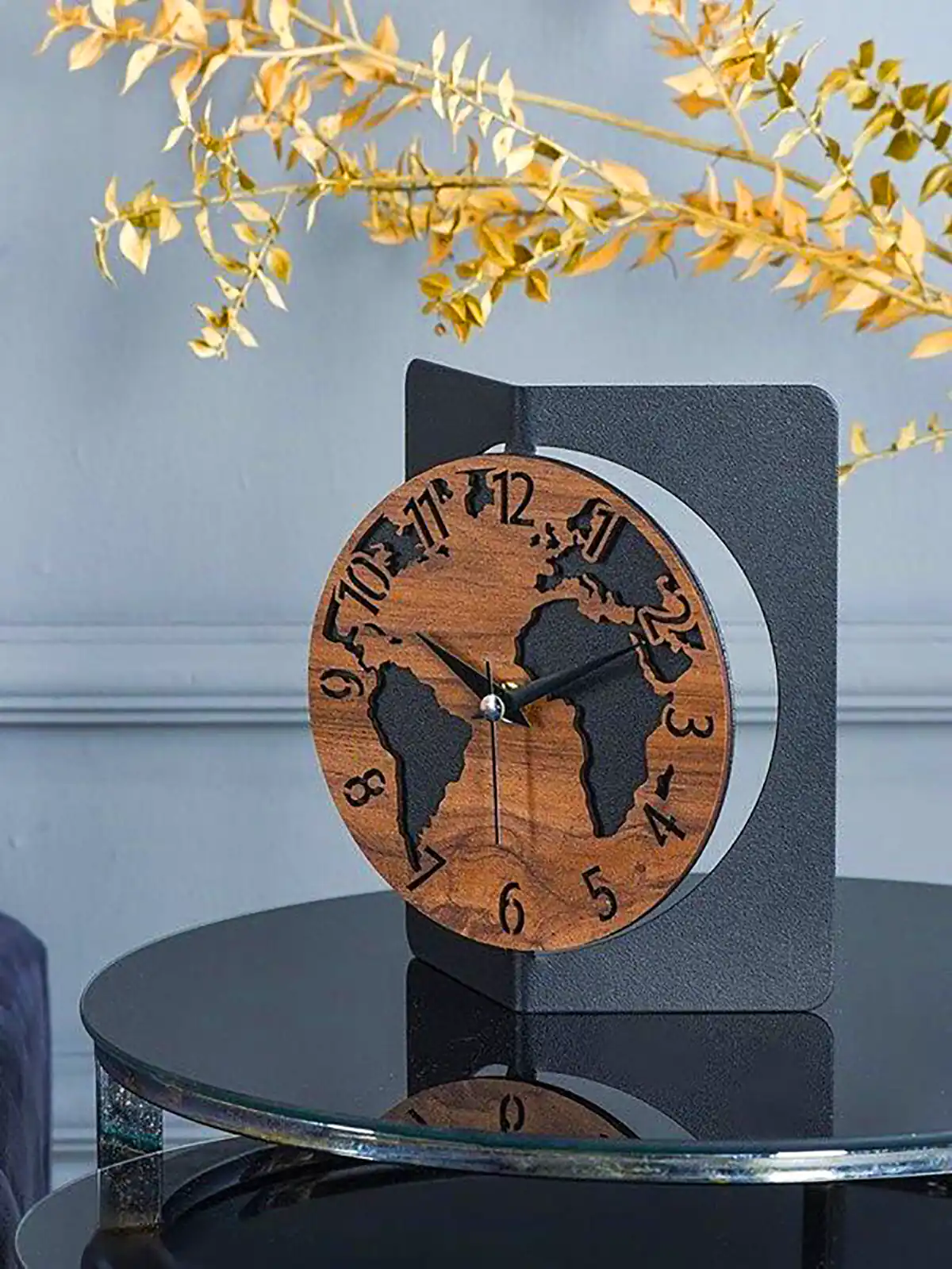 ساعت رومیزی ترند چوبی