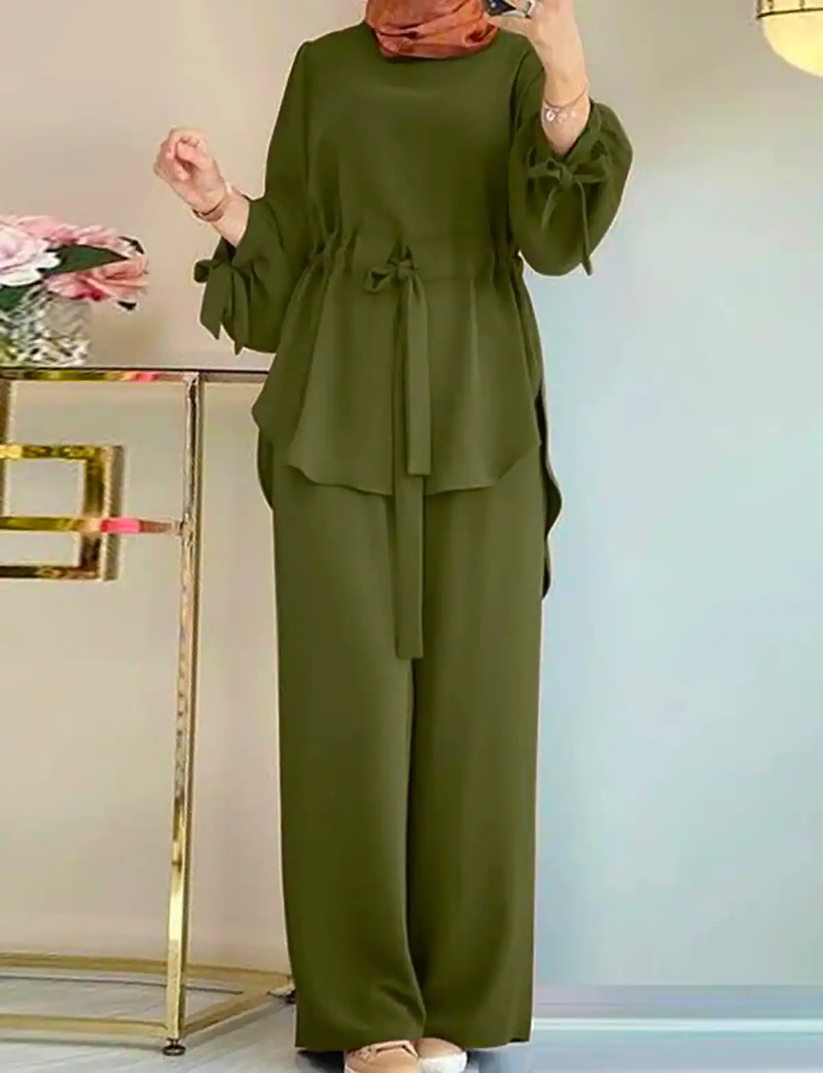 ست شومیز شلوار روزمره زنانه