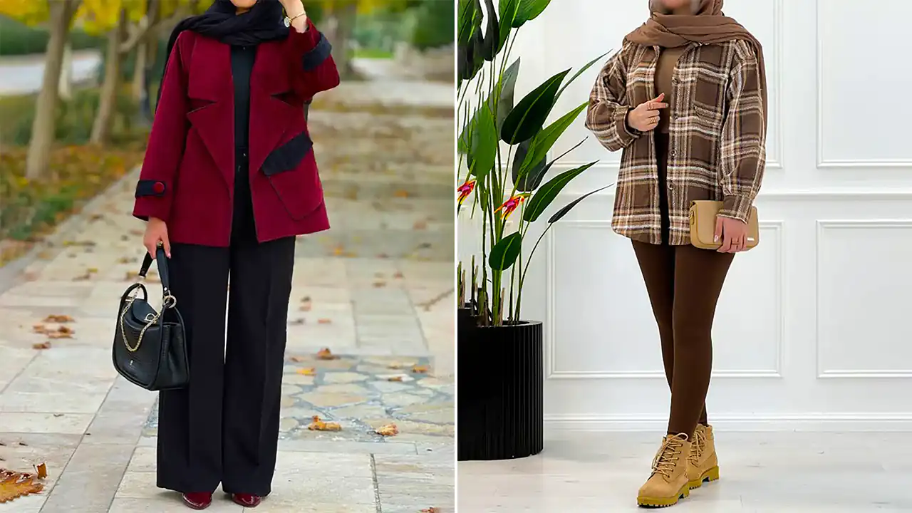 استایل مدرن پاییزی زنانه