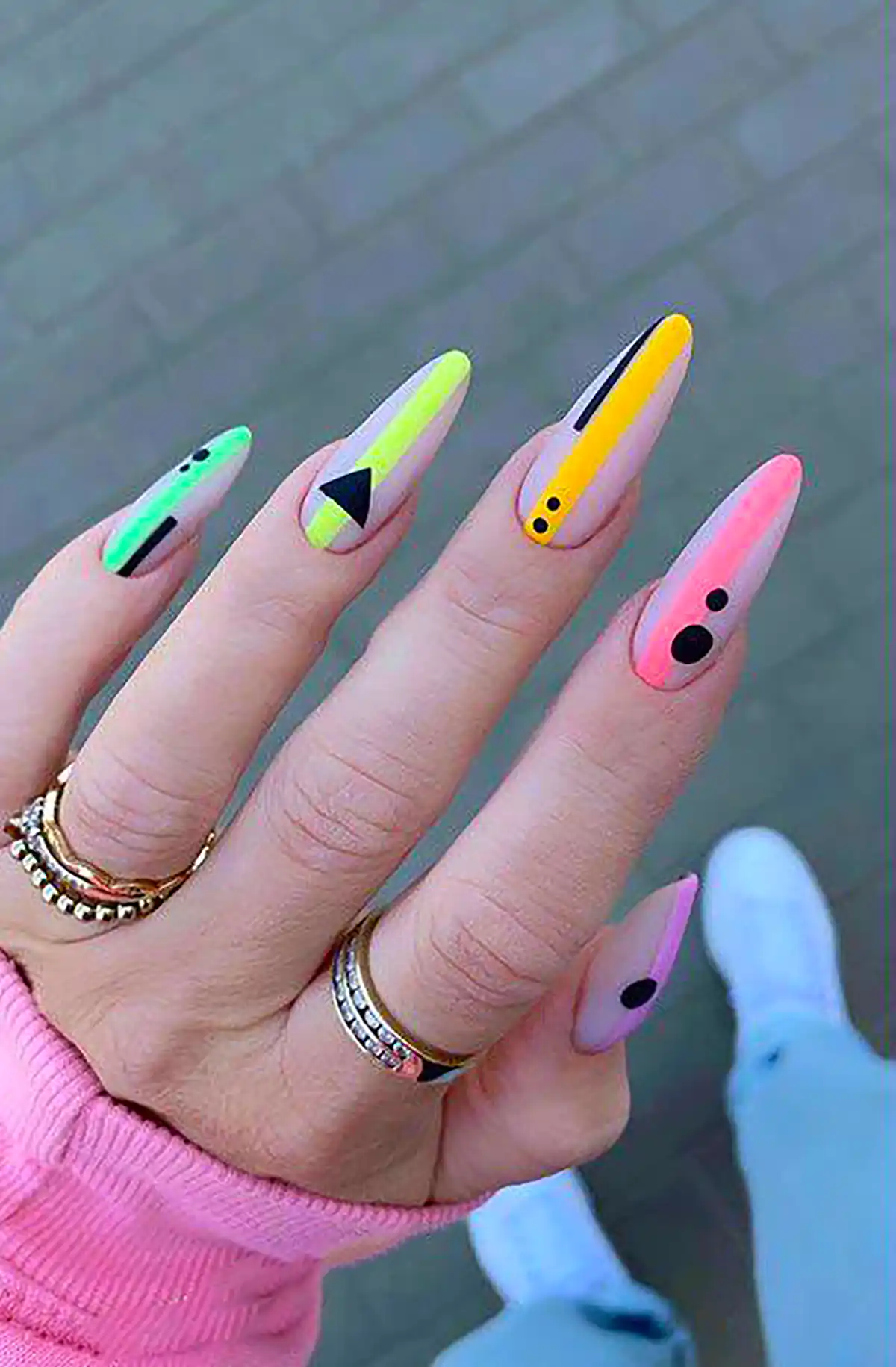 طراحی طرح مختلف ناخن