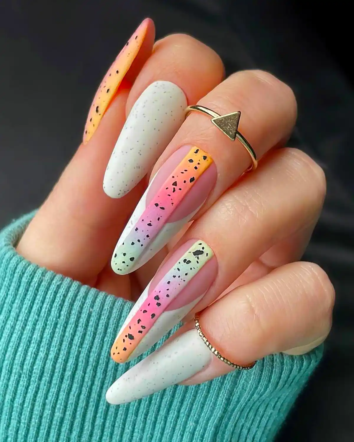 طراحی طرح مختلف ناخن