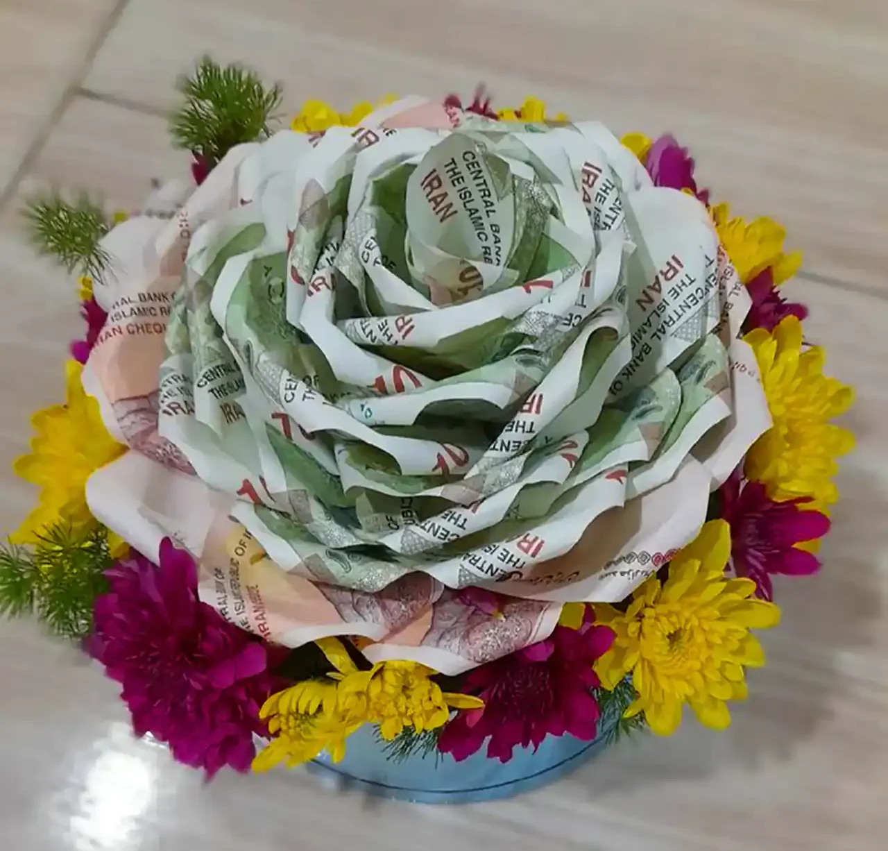 تزیین پول برای عروس + زیباترین مدل های تزیین پول برای عروس بسیار لاکچری