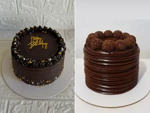 تزئین کیک شکلاتی جذاب