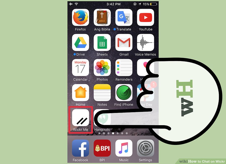 نحوه استفاده از Wickr در سیستم عامل iOS