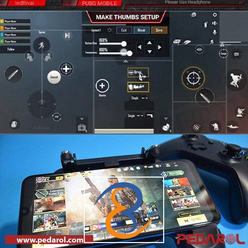 بهترین چیدمان دسته پابجی - تنظیمات اسکوپ