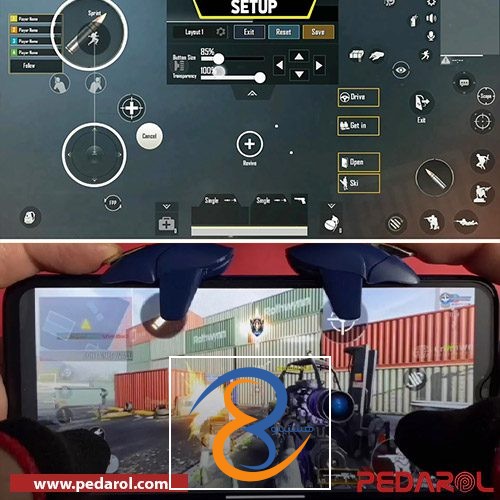 بهترین چیدمان دسته پابجی - تنظیمات هدشات