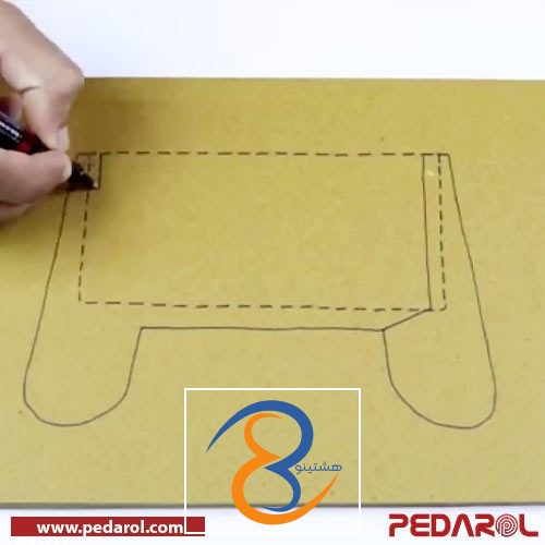 ساخت دسته پابجی با کارتن - شرح ساخت دسته پابجی