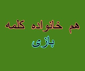 هم خانواده کلمه بازی