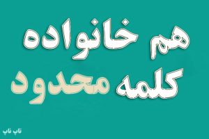 هم خانواده کلمه محدود