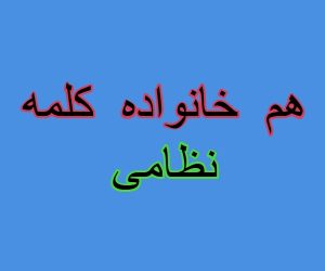 هم خانواده کلمه نظامی