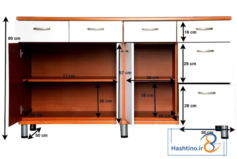 سایز کابینت