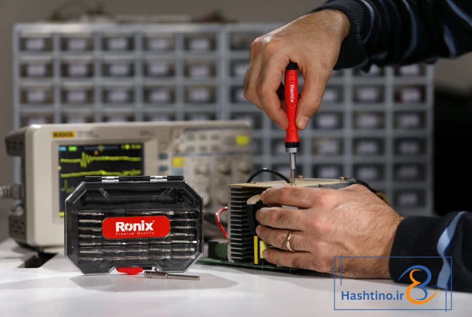 کیت پیچگوشتی ساعتی جغجغهای 37 عددی RH-2719 رونیکس