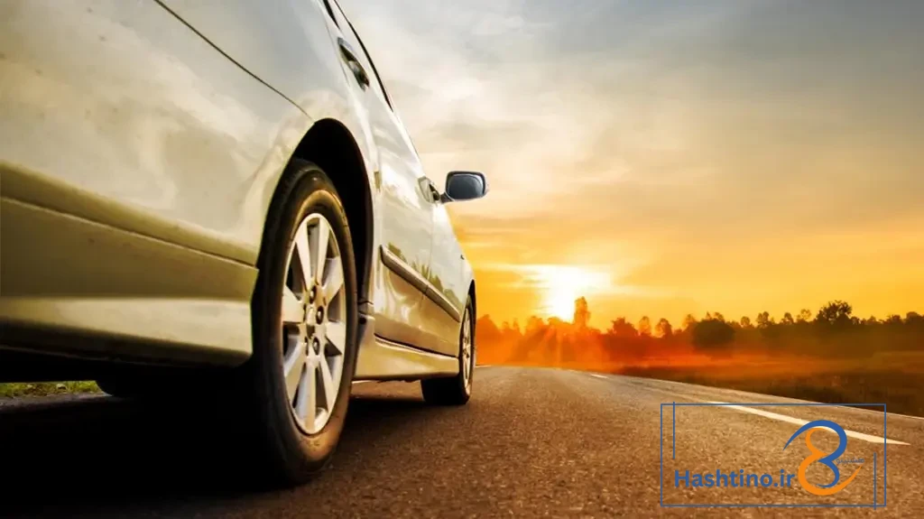 عکس از ماشین در تابستان