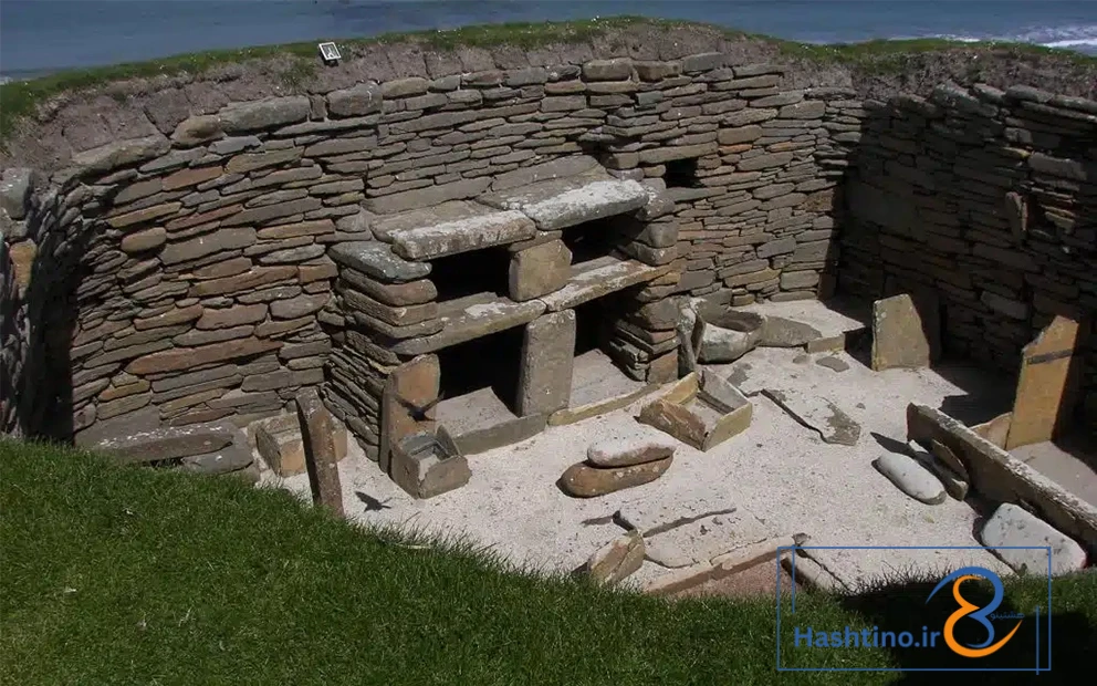 عکس مبلمان سنگی اسکاتلند Skara Brae