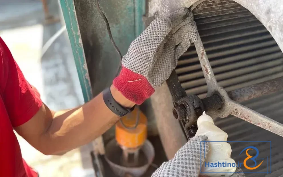روغنکاری موتور کولر آبی
