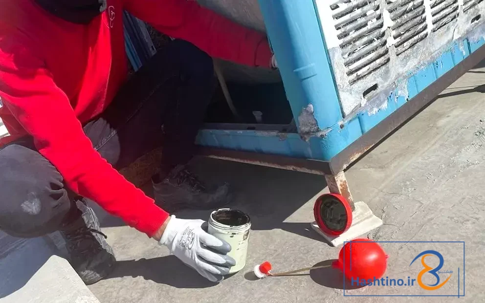 ایزوگامکردن کف کولر